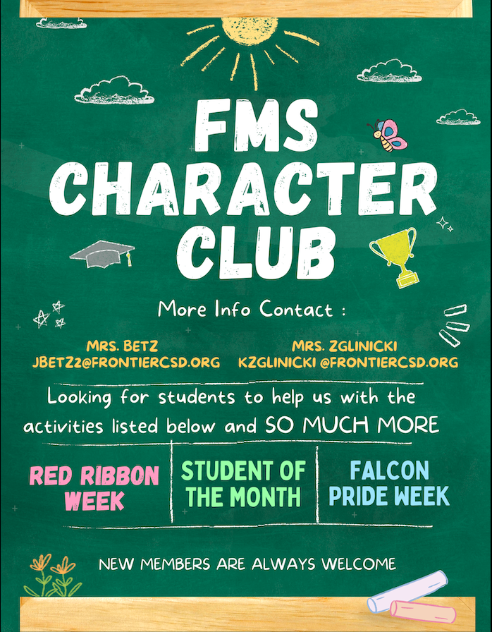 Character Club Flyer